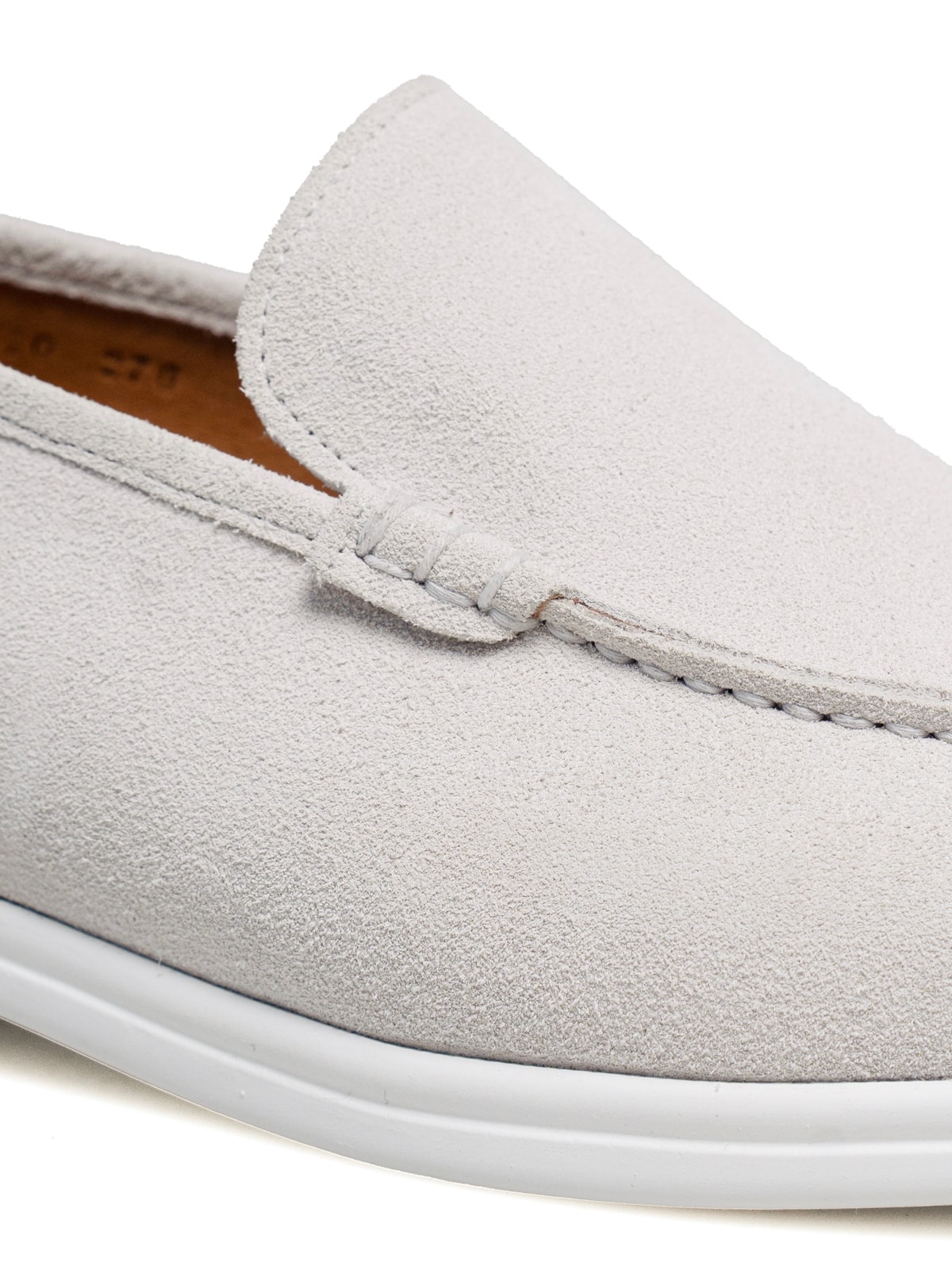 Resort Loafers #502W [White suede]