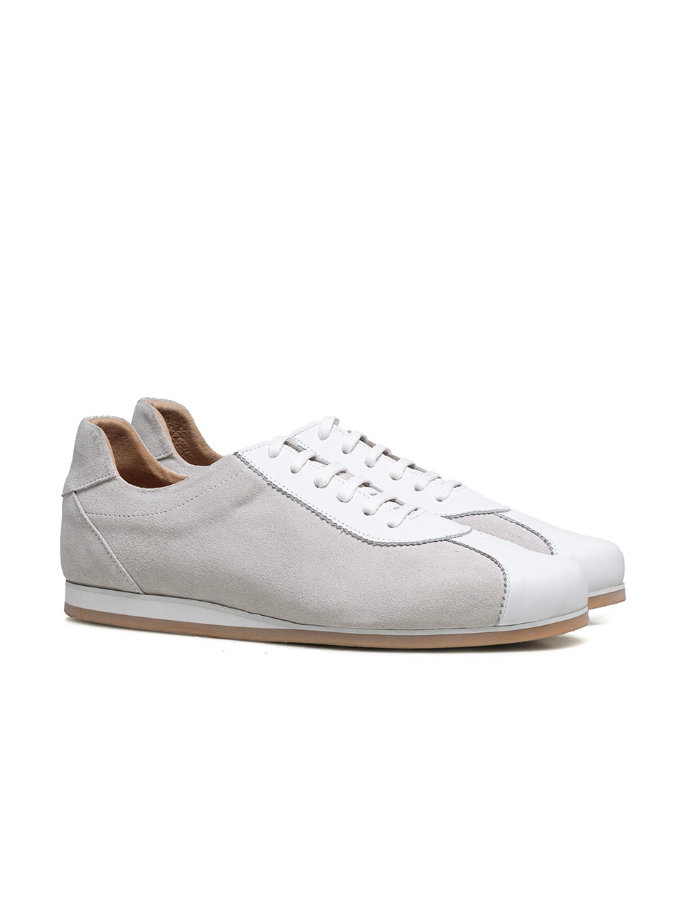 Urban Sneakers #1380 [White suede]