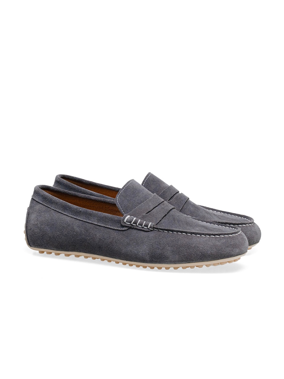 Driving Shoes #600 [Gray suede]