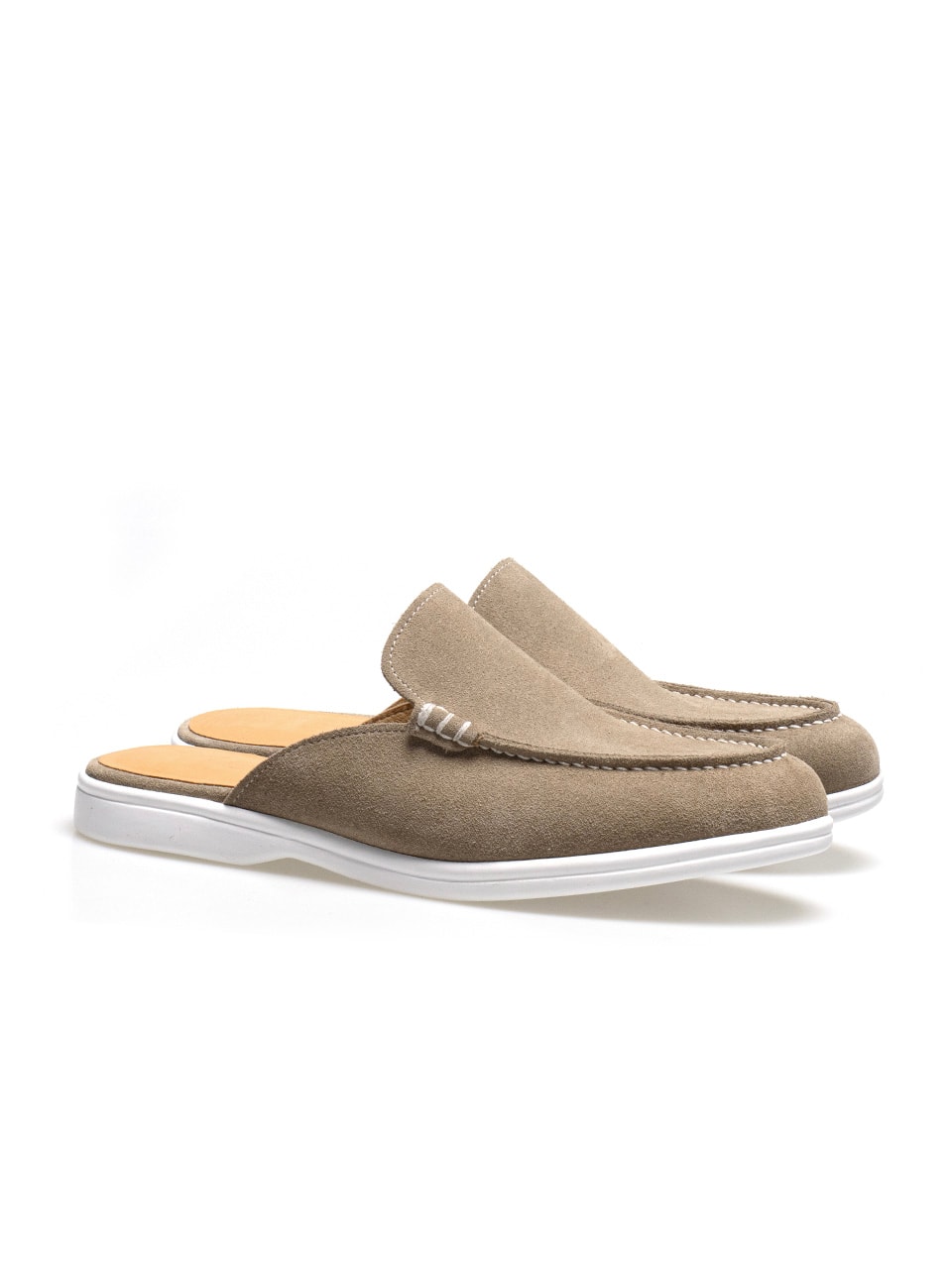 Resort Mules #4413W [Taupe suede]