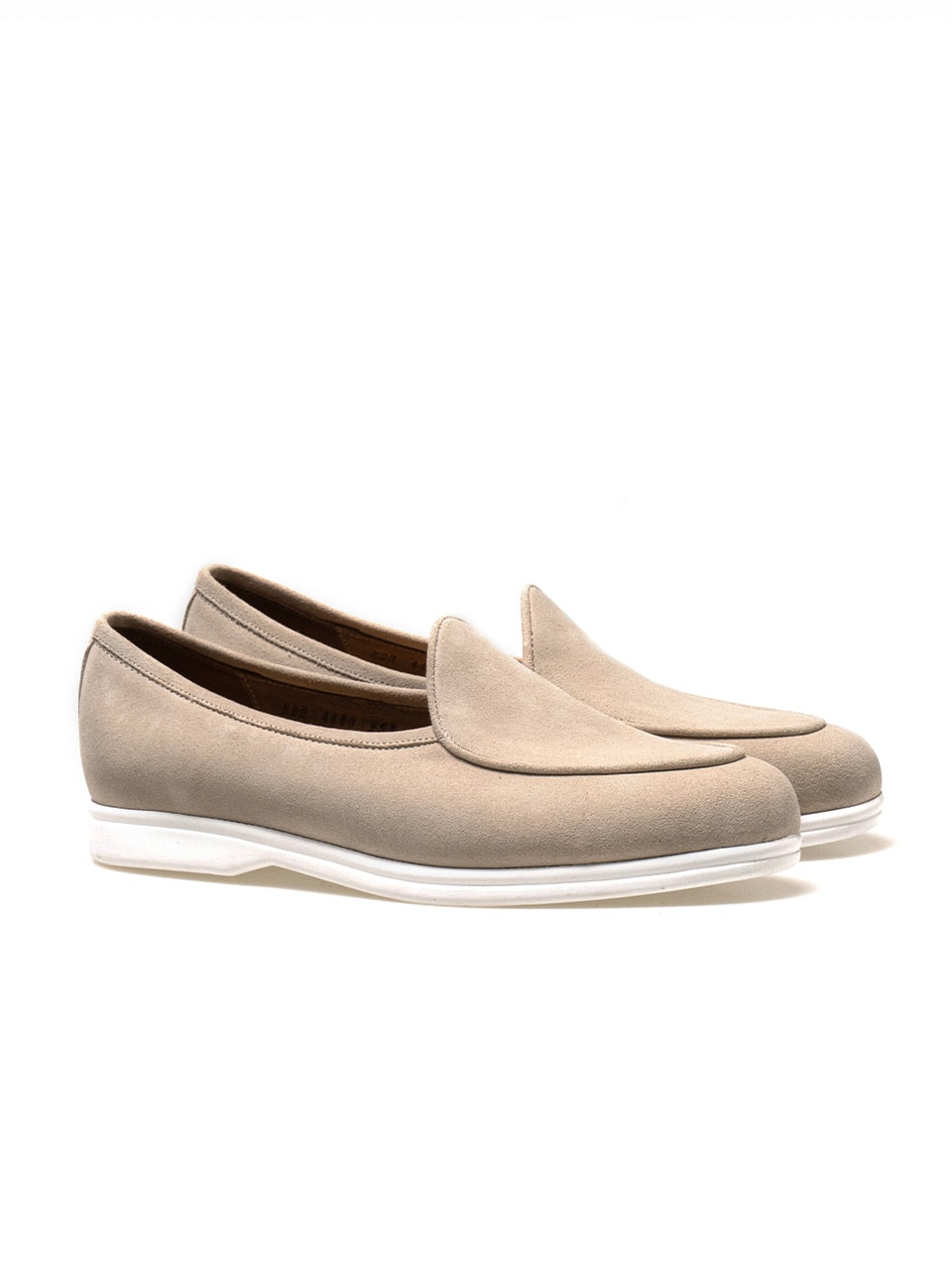 Resort Belgian Loafers #4400W [Ivory suede]