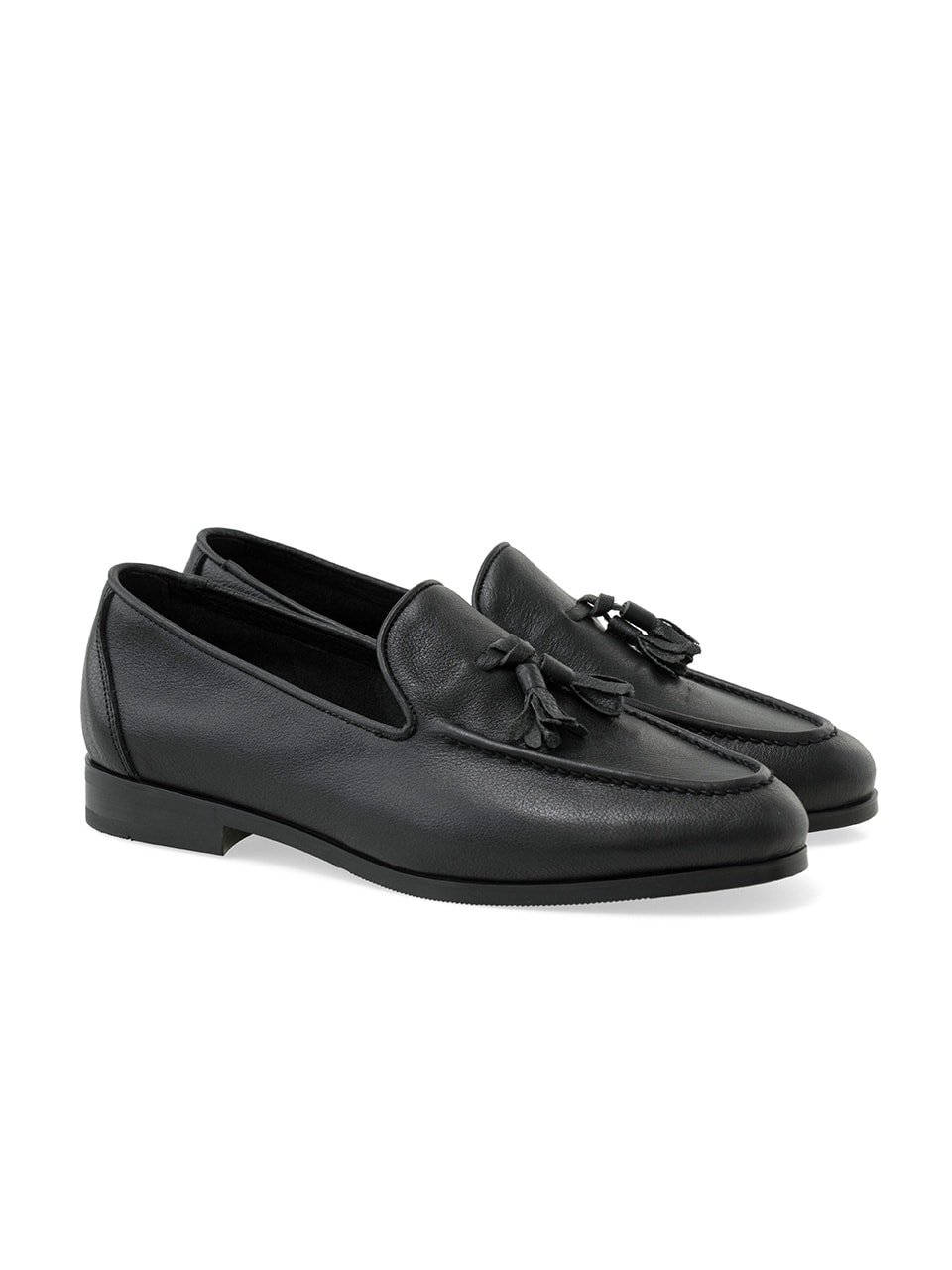Cimer Tassel Loafers #4415 [Black vegetable]