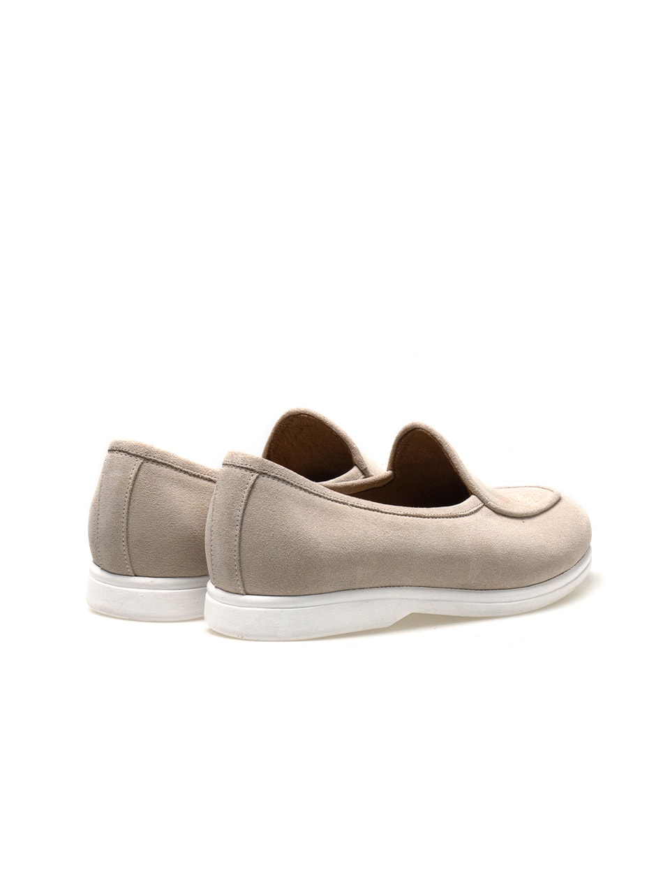 Resort Belgian Loafers #4400W [Ivory suede]