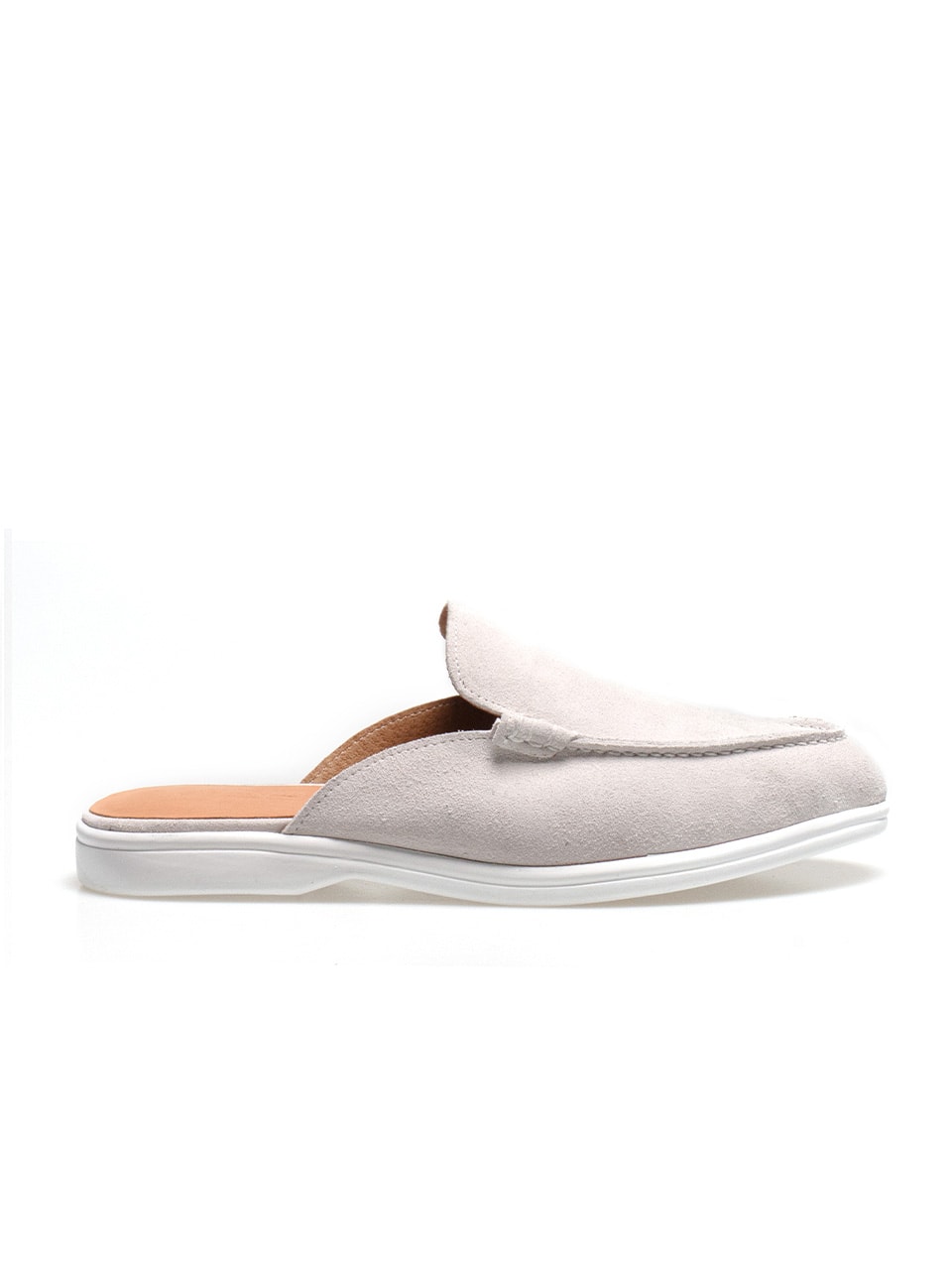 Resort Mules #4413W [White suede]