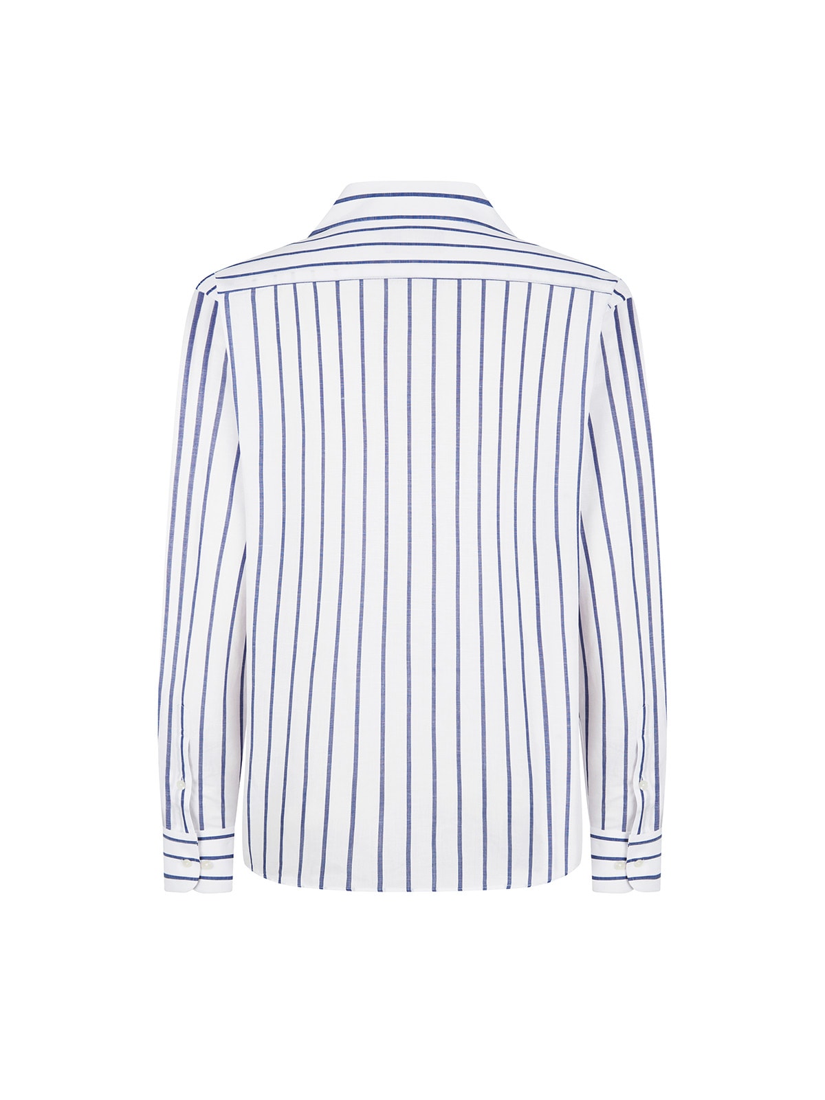 Italian Shirt #2 [Blue stripe linen]