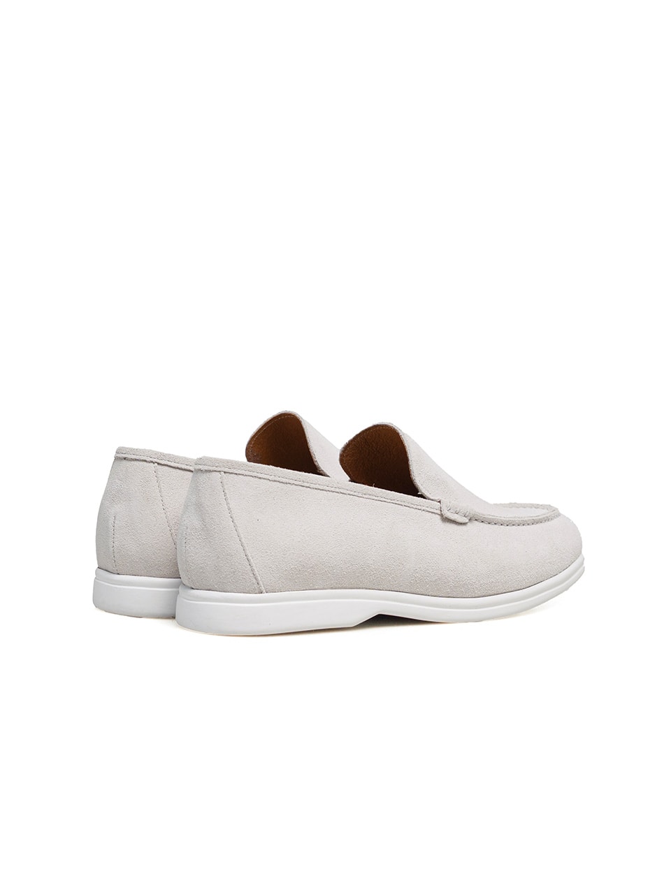 Resort Loafers #502W [White suede]