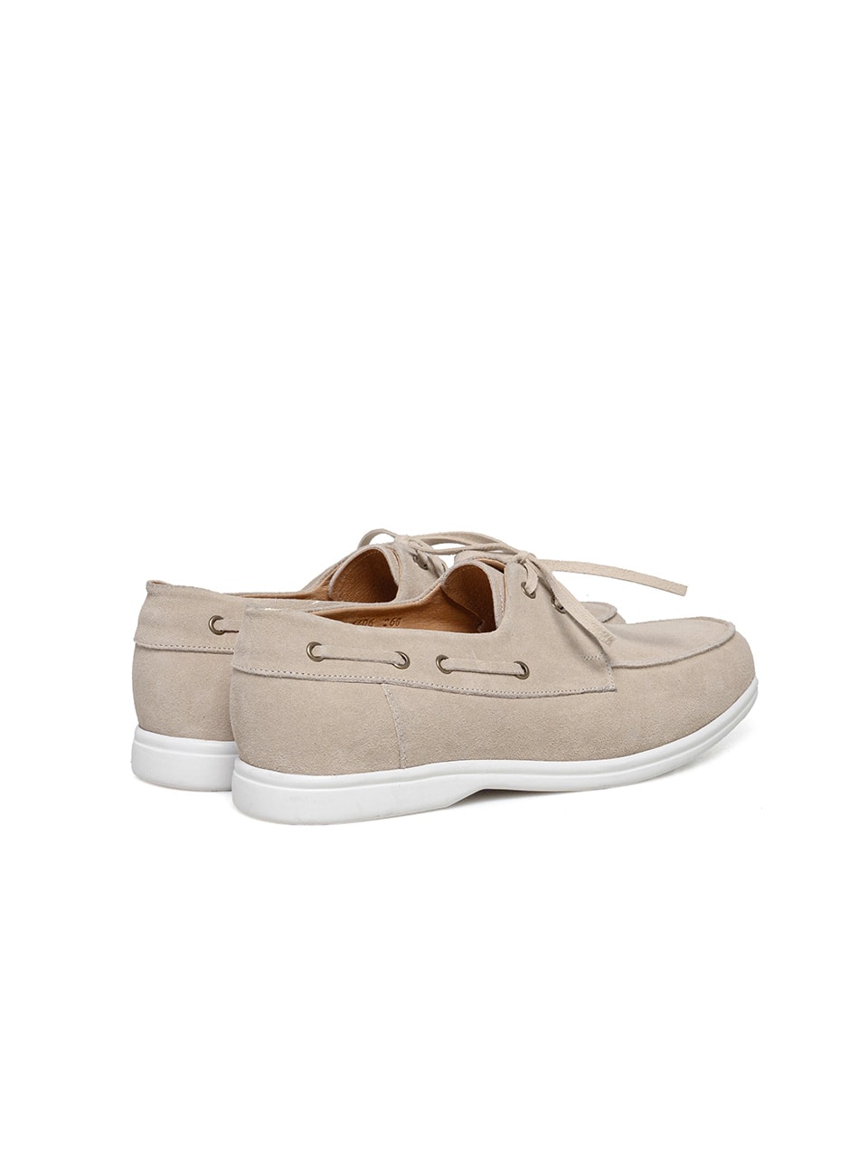 Resort Boat Shoes #4407W [Ivory suede]