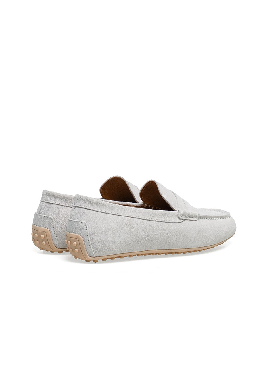 Driving Shoes #600 [White suede]