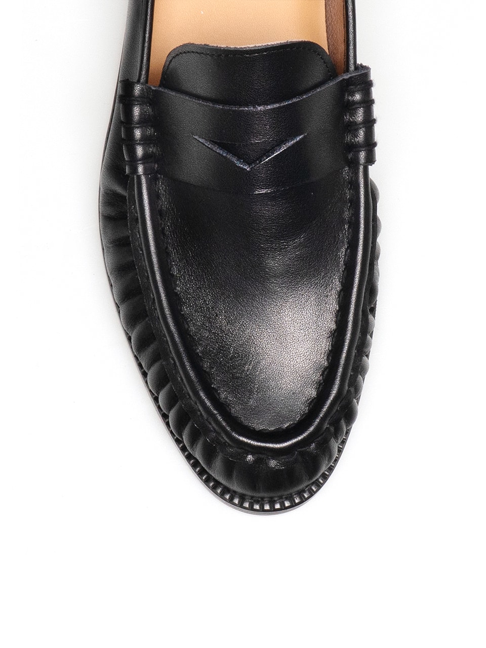 Cimer Shirring Loafers #4411 [Black]