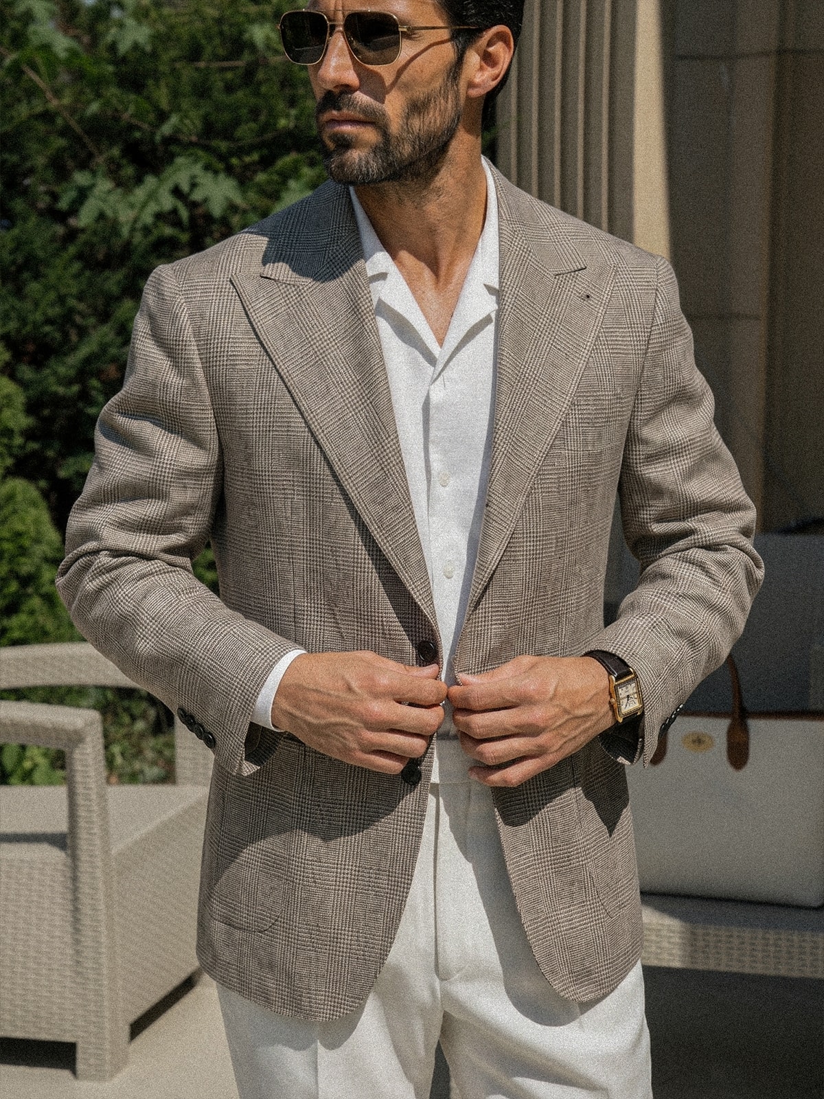 Atelier Linen Jacket #004 [Brown]