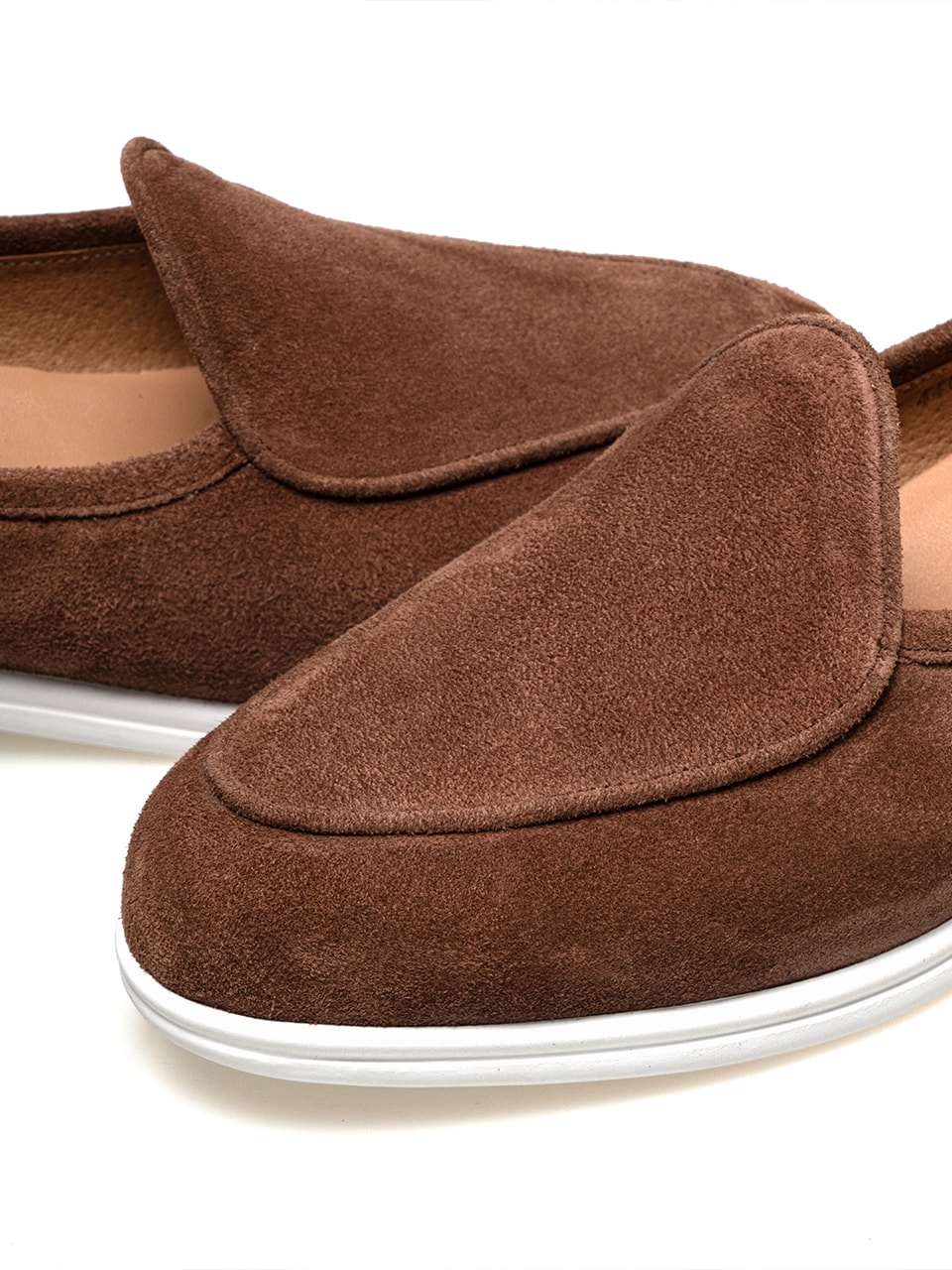 Resort Belgian Loafers #4400W [Brown suede]
