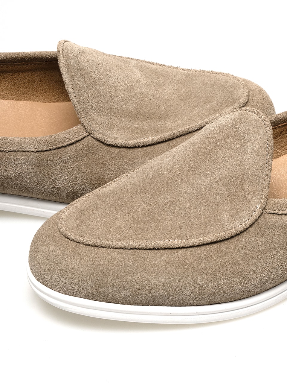 Resort Belgian Loafers #4400W [Taupe suede]
