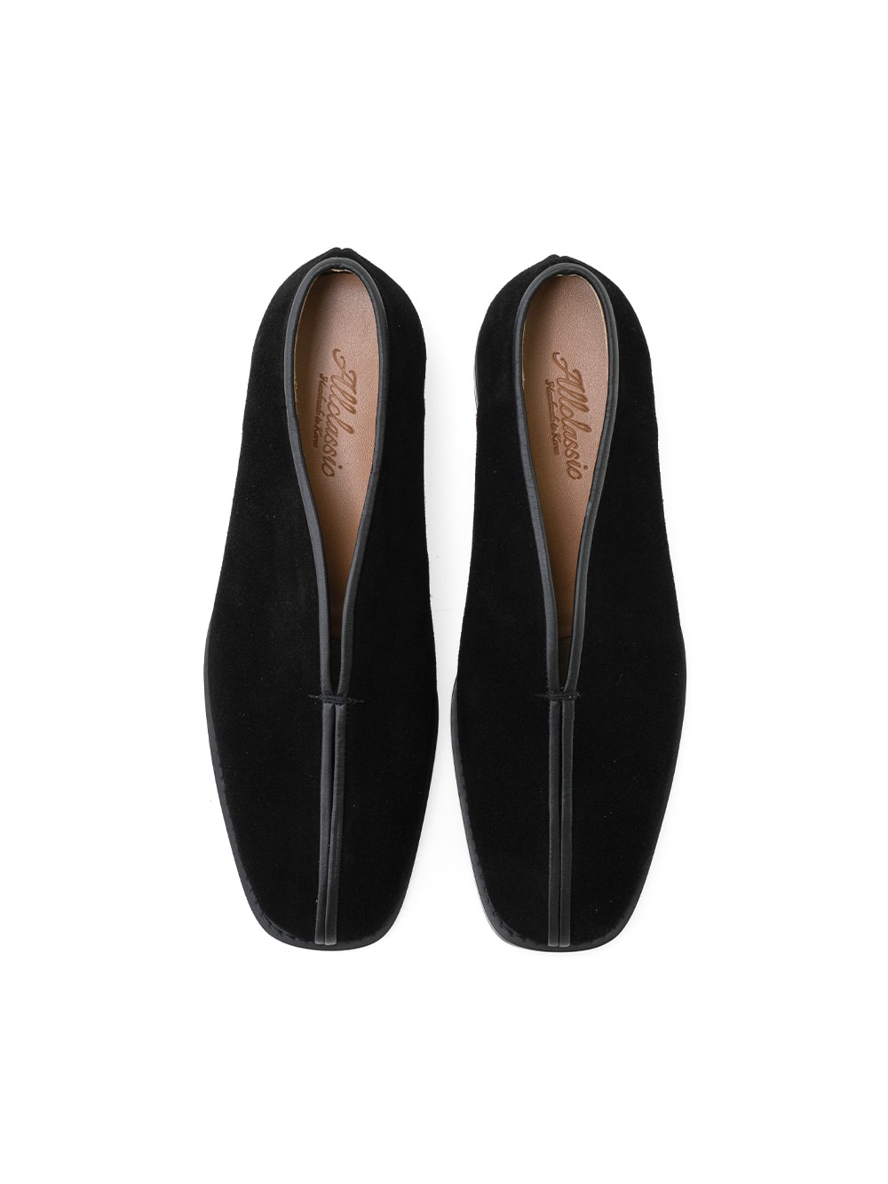 Mono Slip-on Loafer #4415 [Black suede]