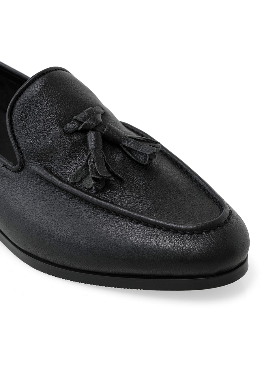 Cimer Tassel Loafers #4415 [Black vegetable]