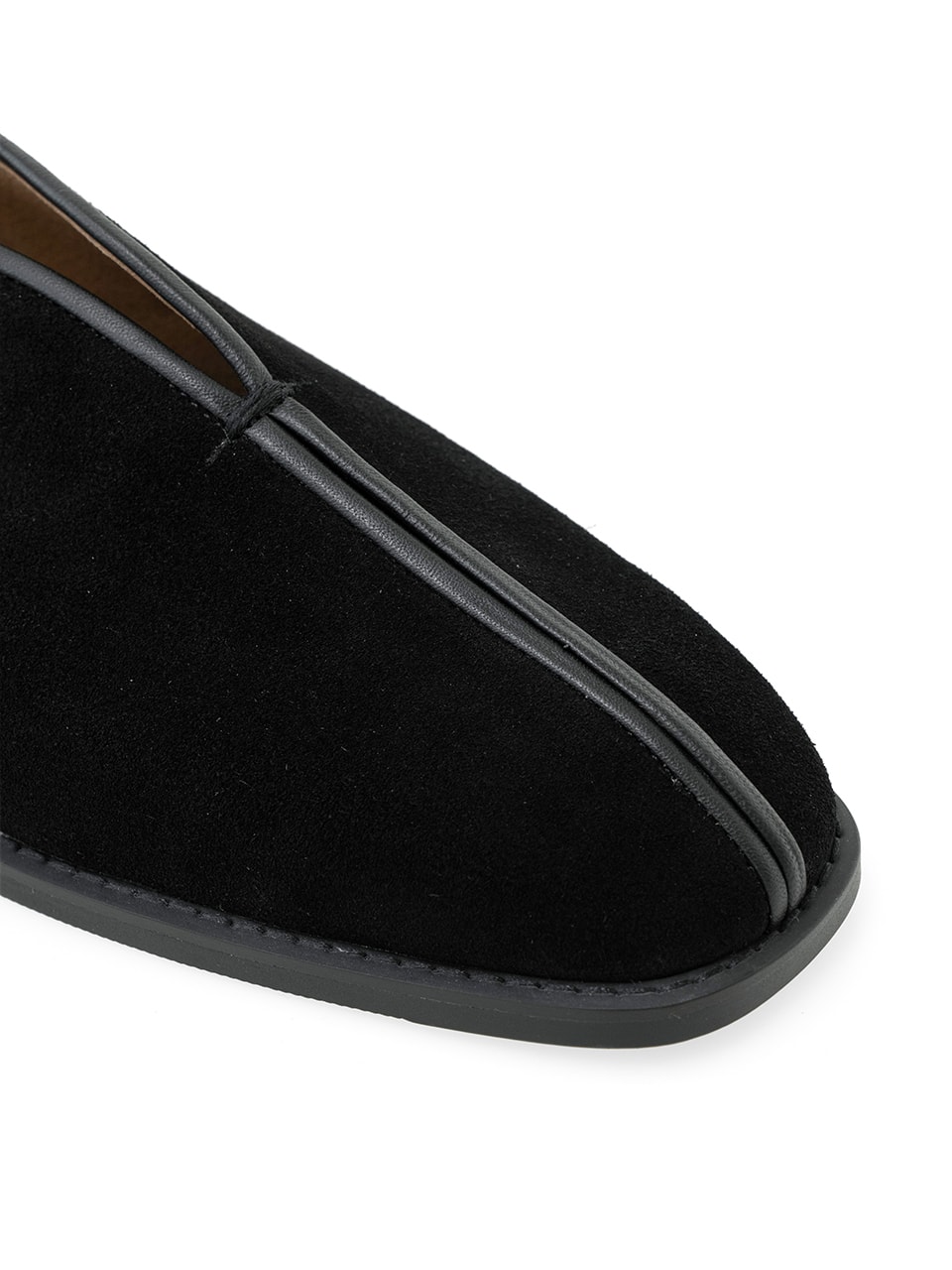 Mono Slip-on Loafer #4415 [Black suede]
