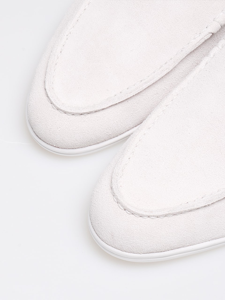 Resort Mules #4413W [White suede]