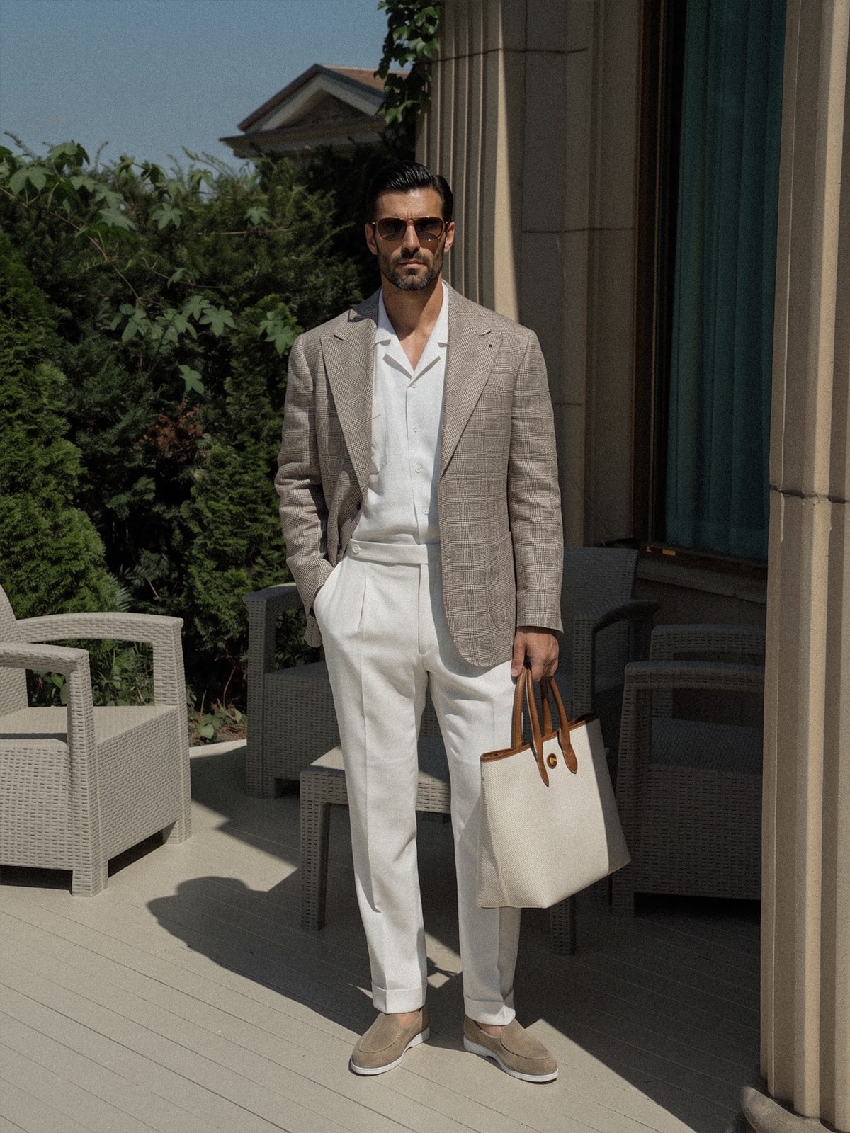 Atelier Linen Jacket #004 [Brown]