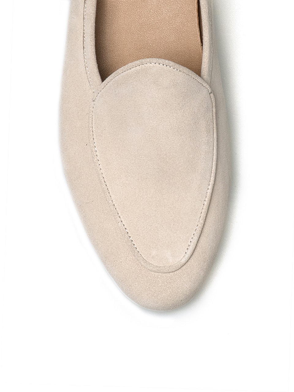 Resort Belgian Loafers #4400W [Ivory suede]