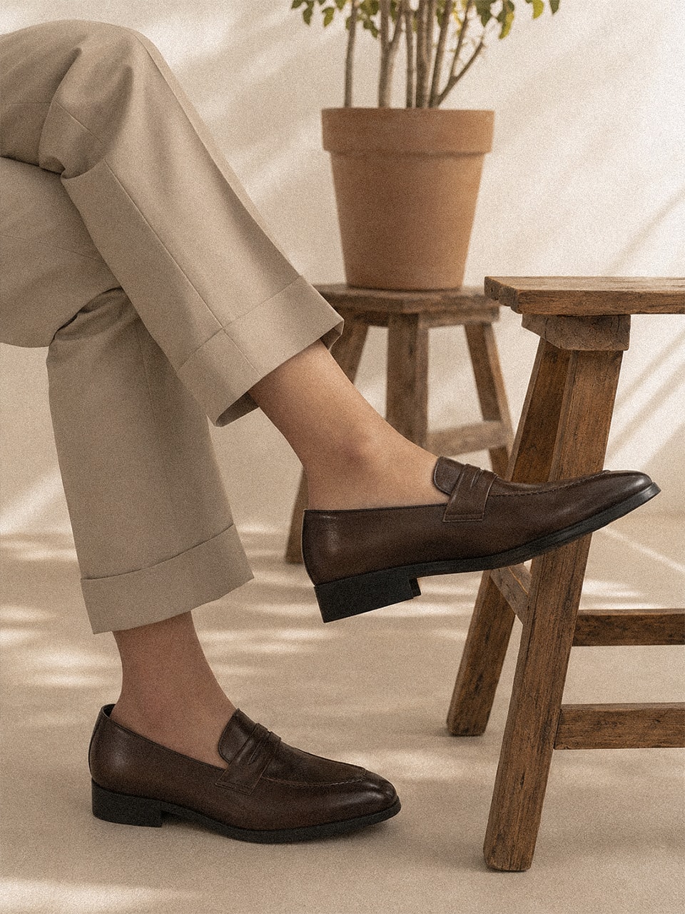 Ardor Loafers #1001 [Classic brown]