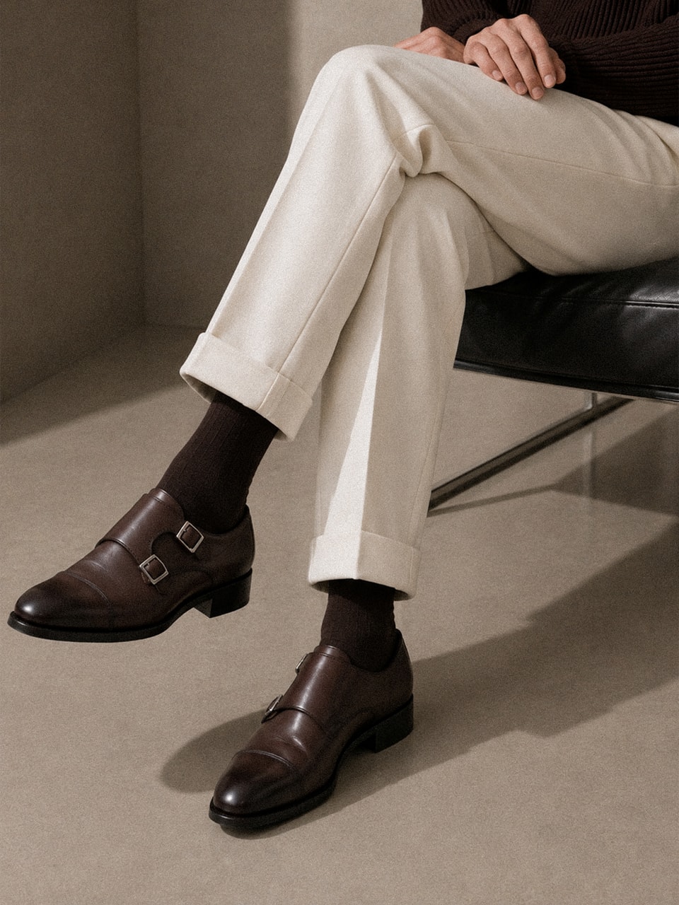 Ardor Monk-strap #1003 [Classic brown]