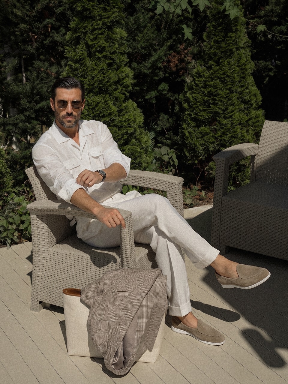 Resort Belgian Loafers #4400W [Taupe suede]