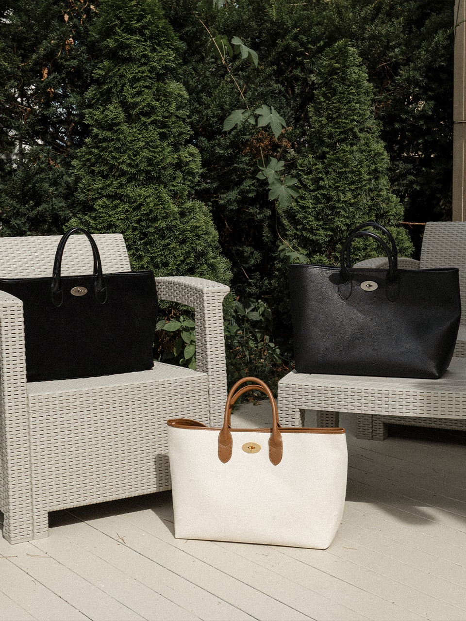 Brera tote bag #1 [Ivory canvas]