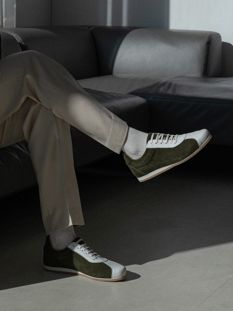Urban Sneakers #1380 [Kakhi suede]