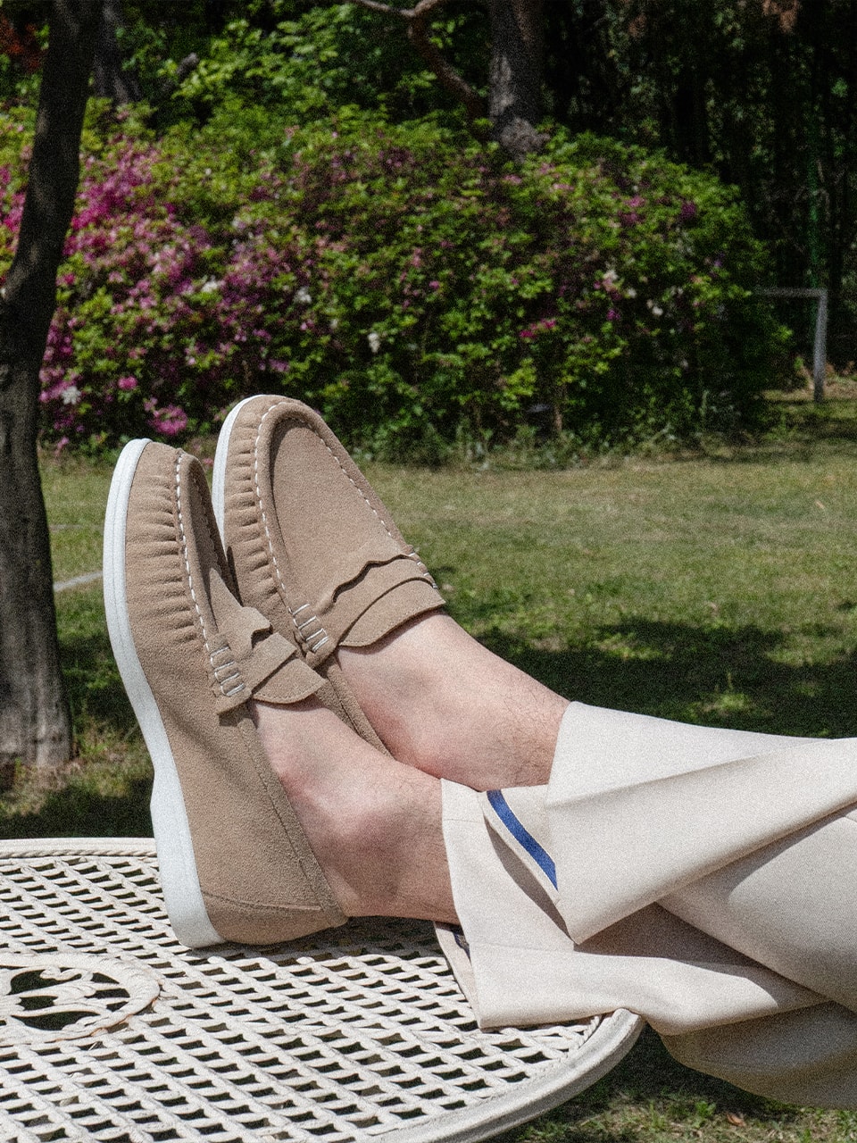 Resort Shirring Loafers #4411W