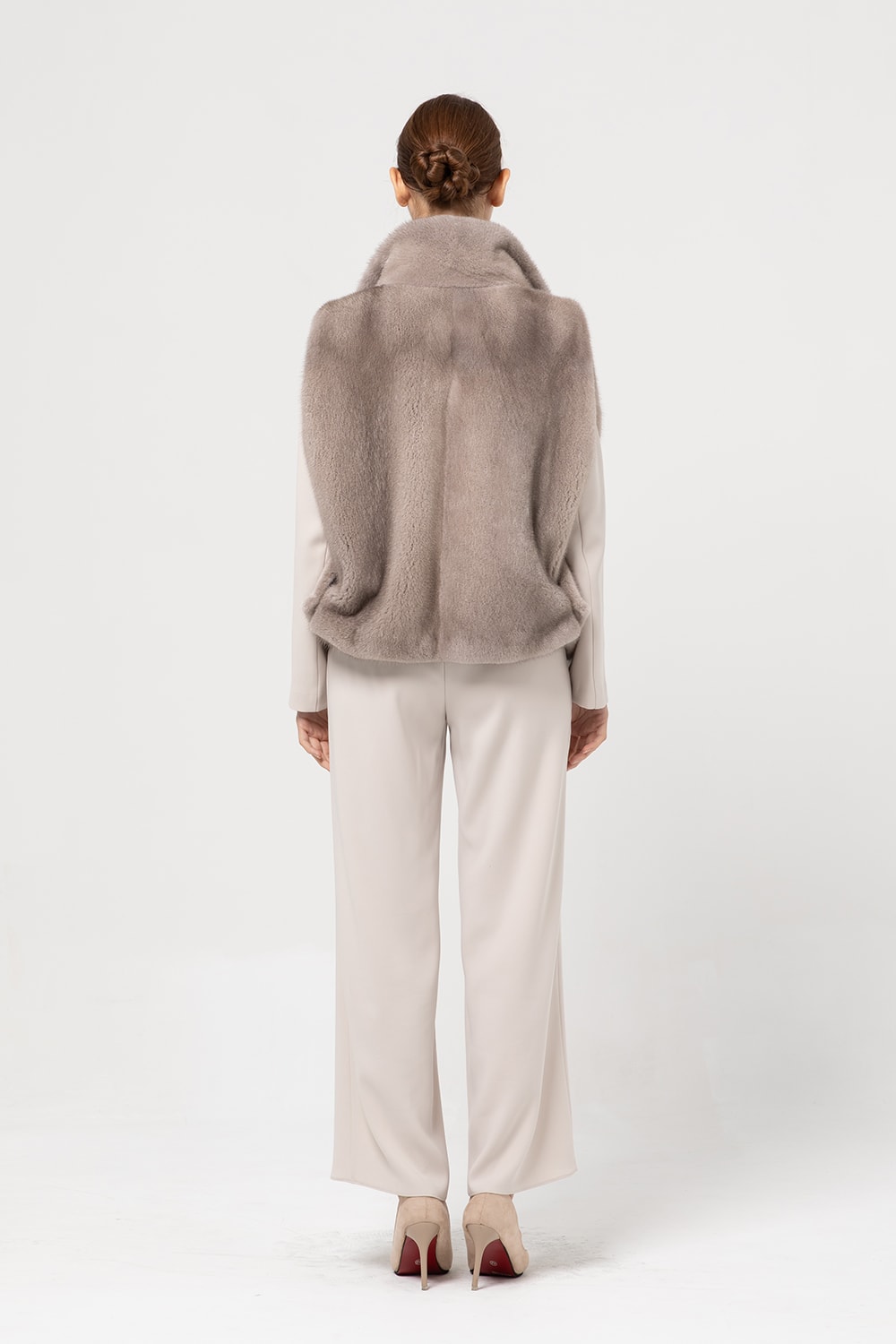 Turtleneck Side-Open Zip-Up Vest
