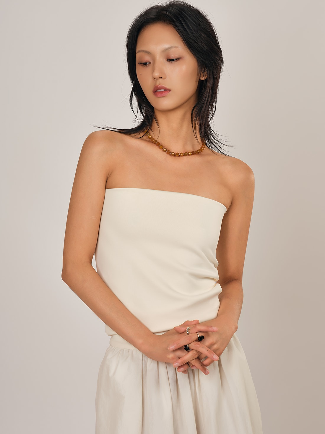 Mano necklace - Fog Brown