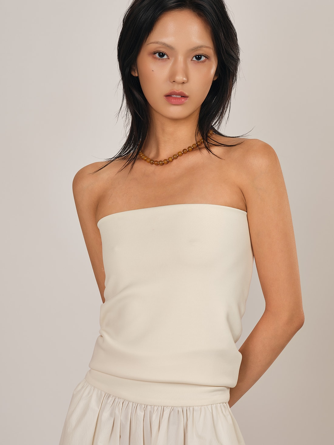 Mano necklace - Fog Brown