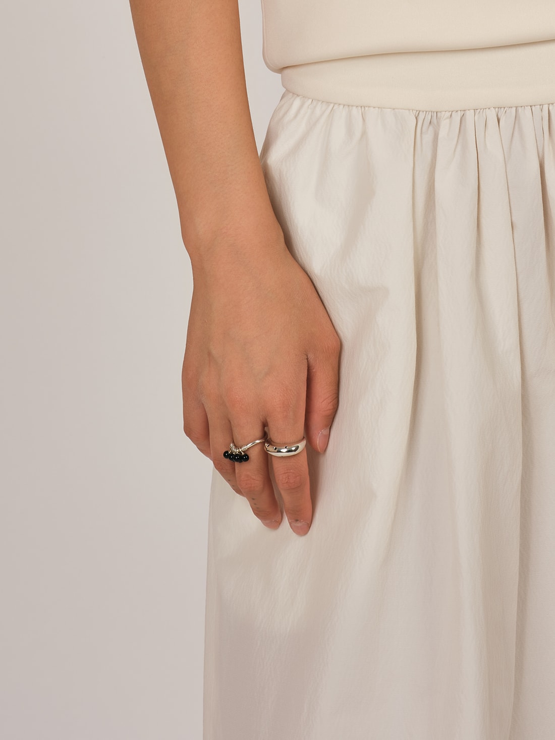 Black POP Ring - Onyx