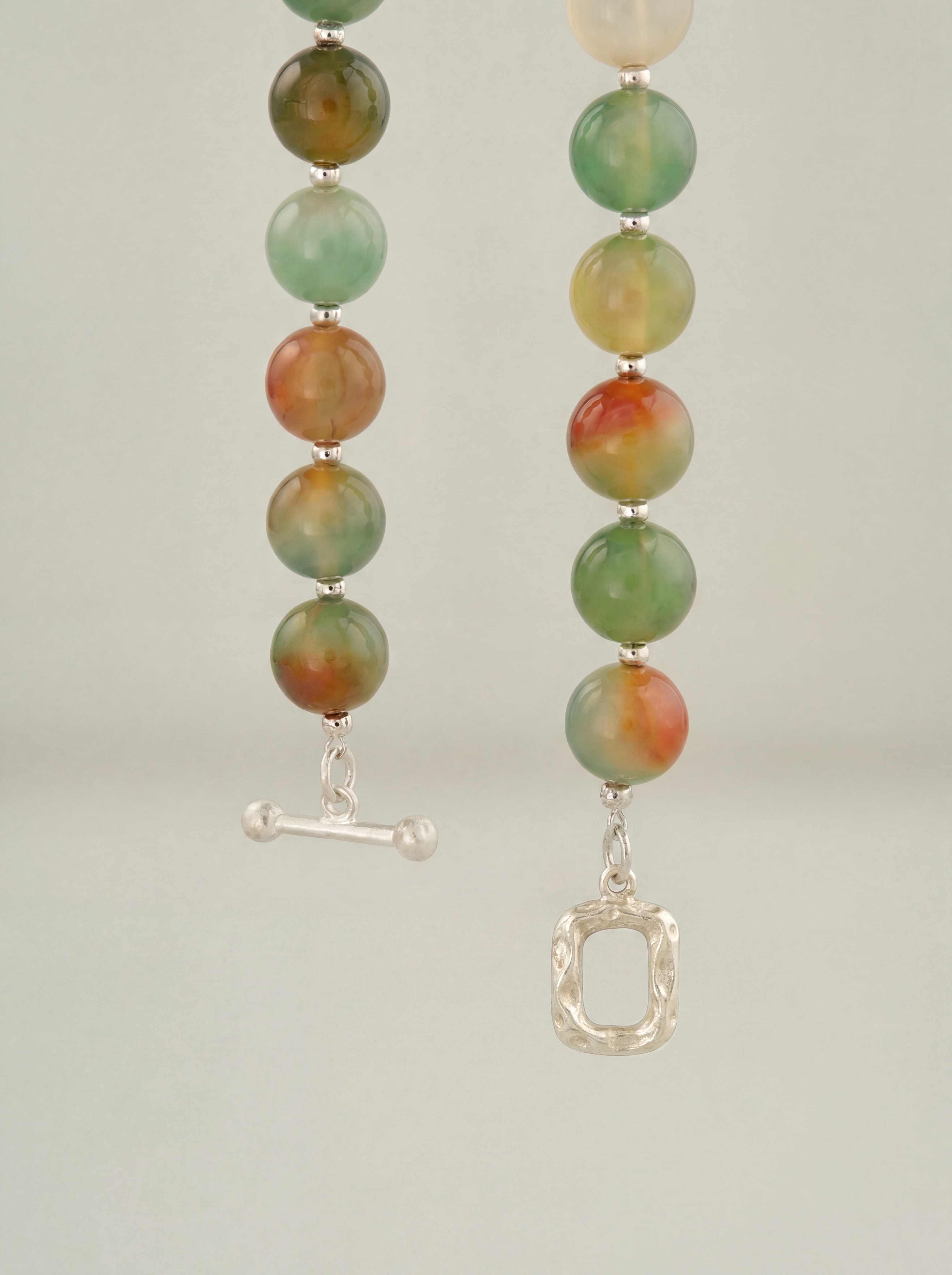 Jade bracelet - fog green