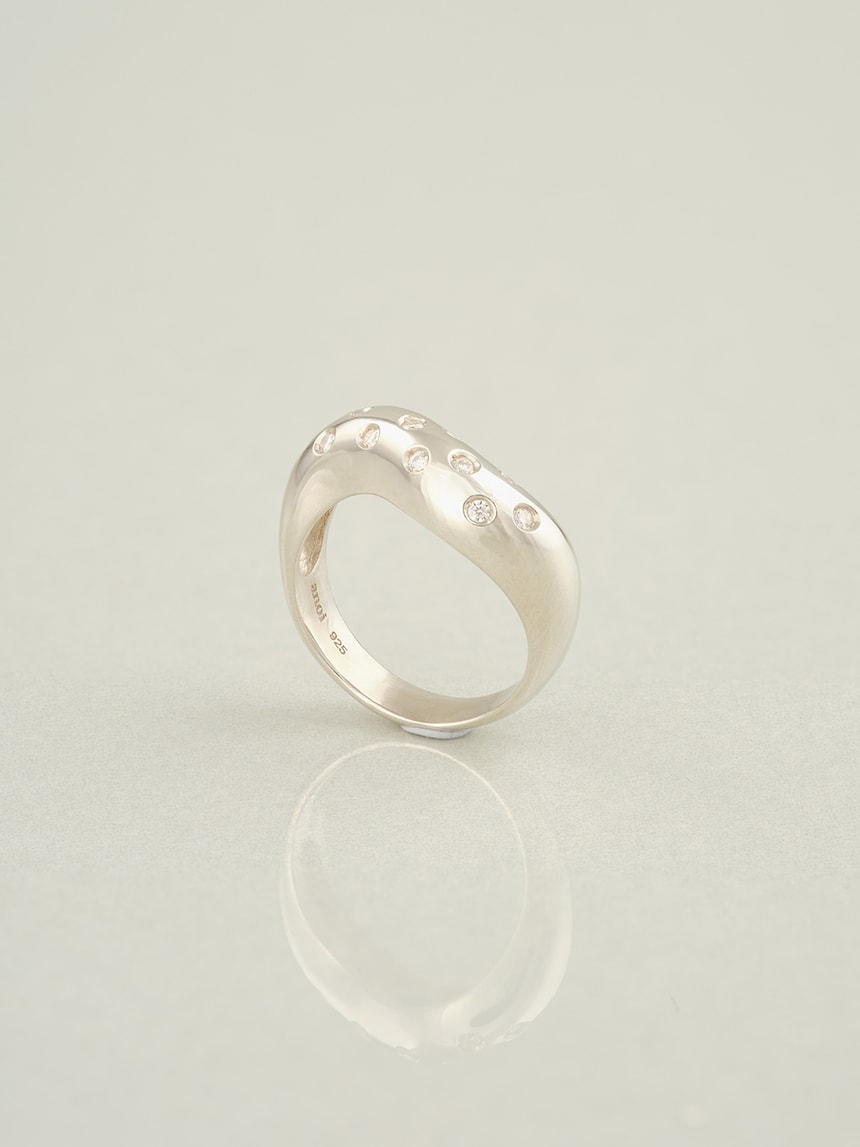 Ringoé ring - moissanite