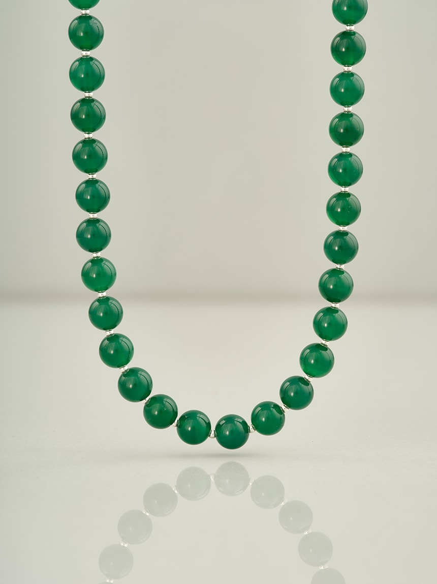 Mano necklace - green