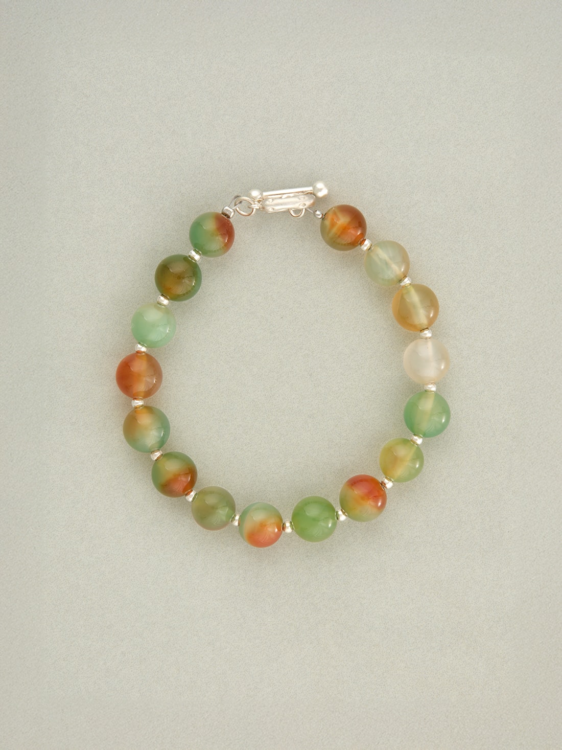 Jade bracelet - fog green