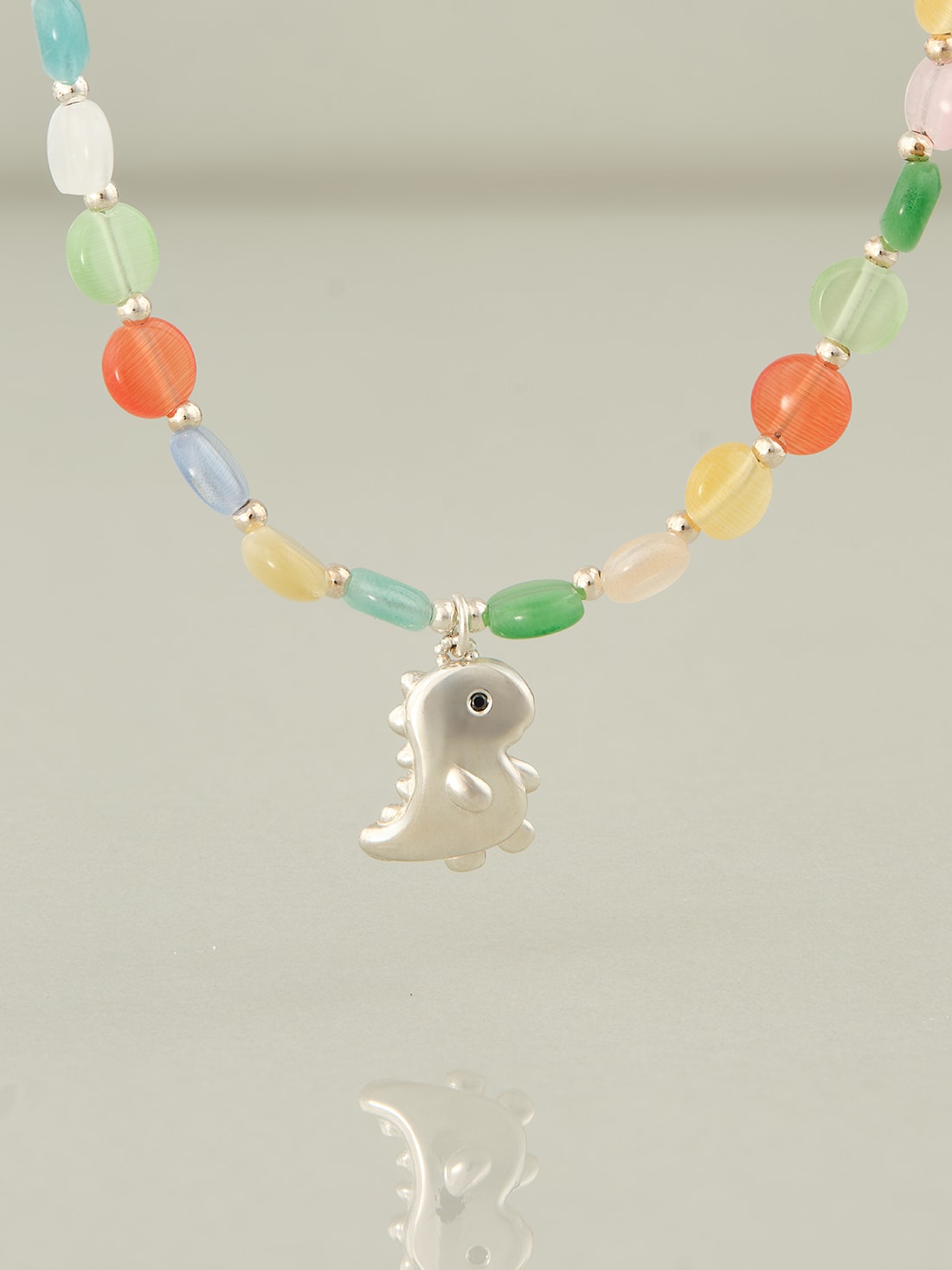 (Bébé) Catseye pop necklace - Dinoo