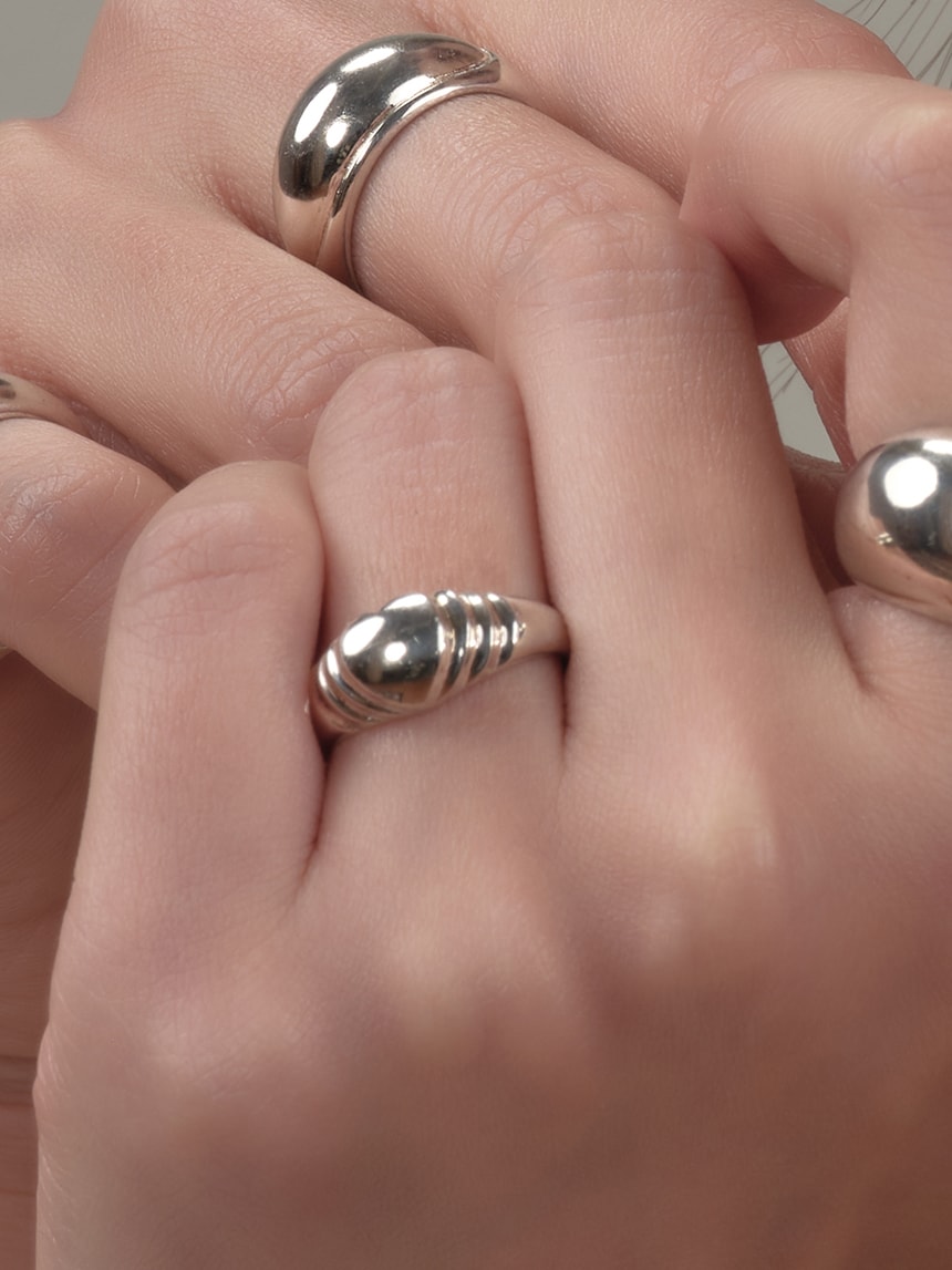 Heart wings ring