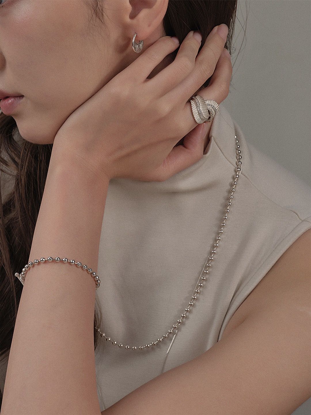 Feu ring - moissanite