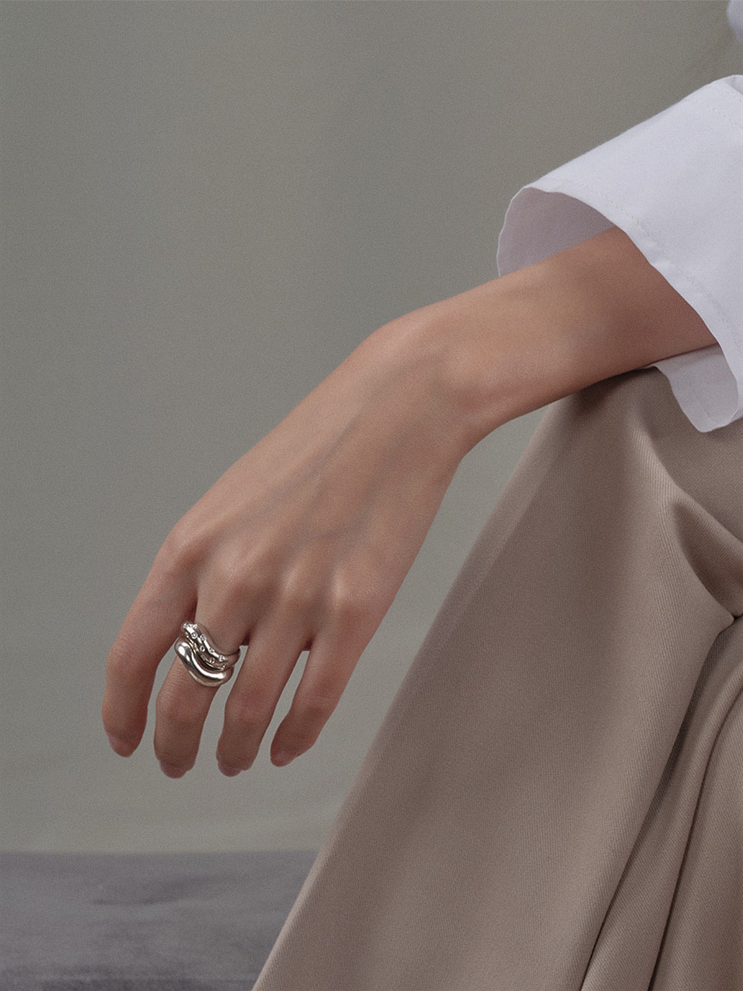 Ringoé ring - moissanite