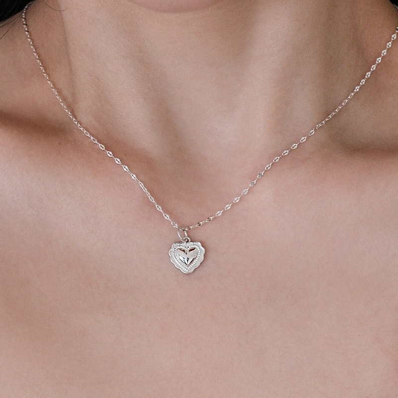 Lace Heart Pendant