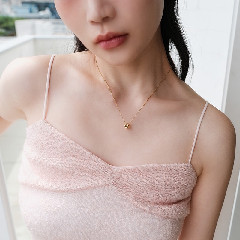 Essential M.M. Pendant (14K Gold Plated)