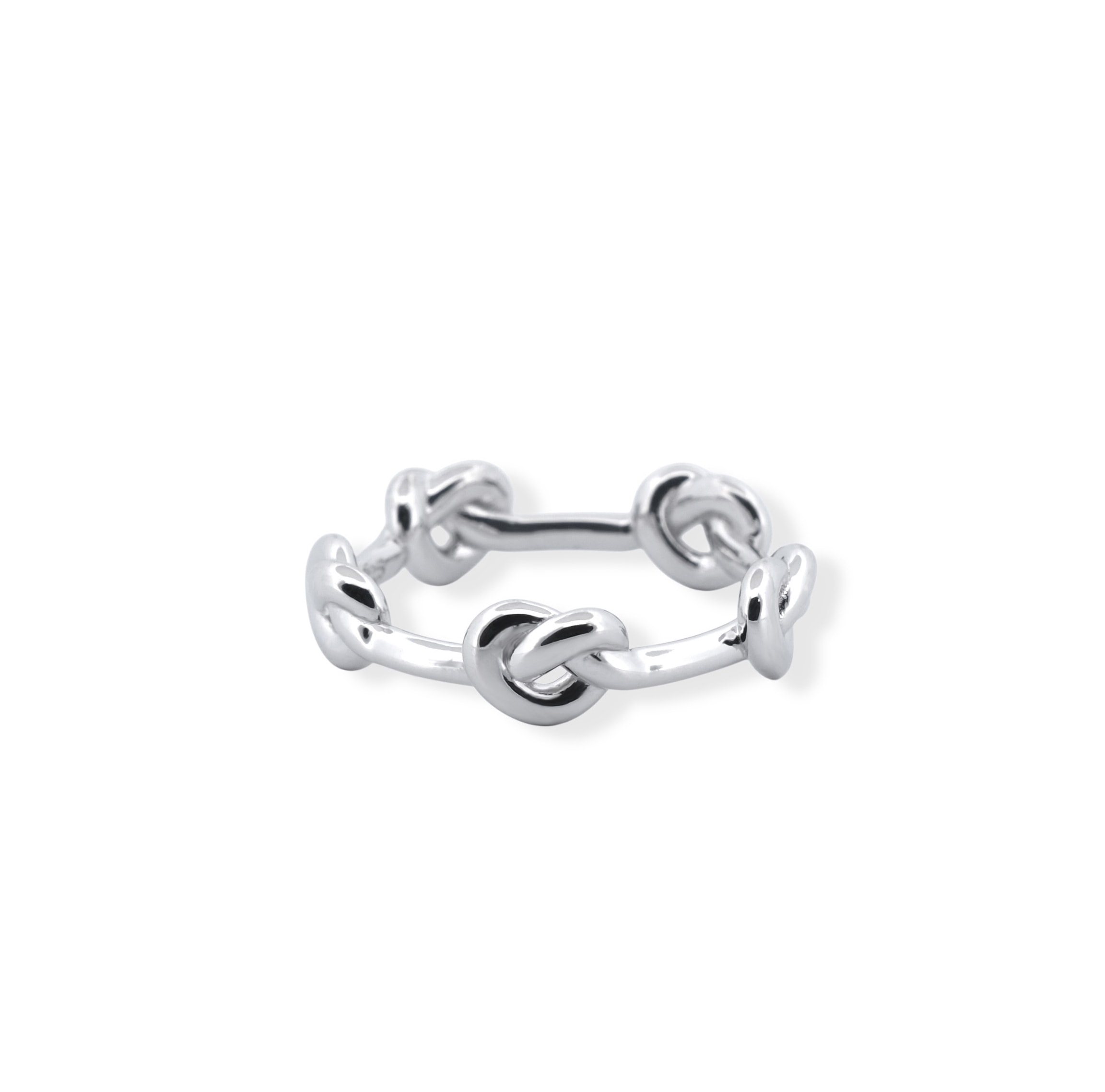 Heart knot ring