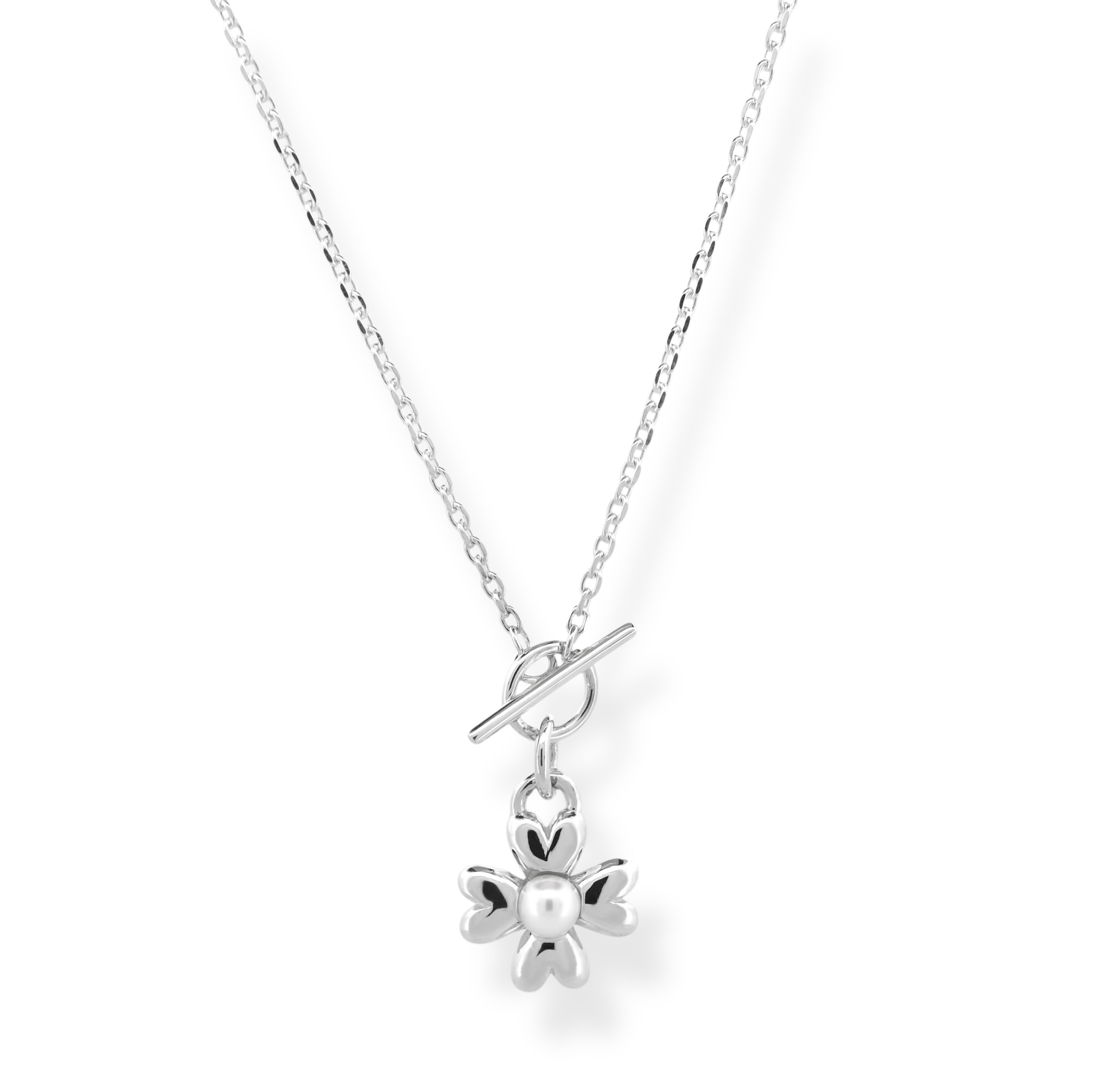 Heart clover pendant