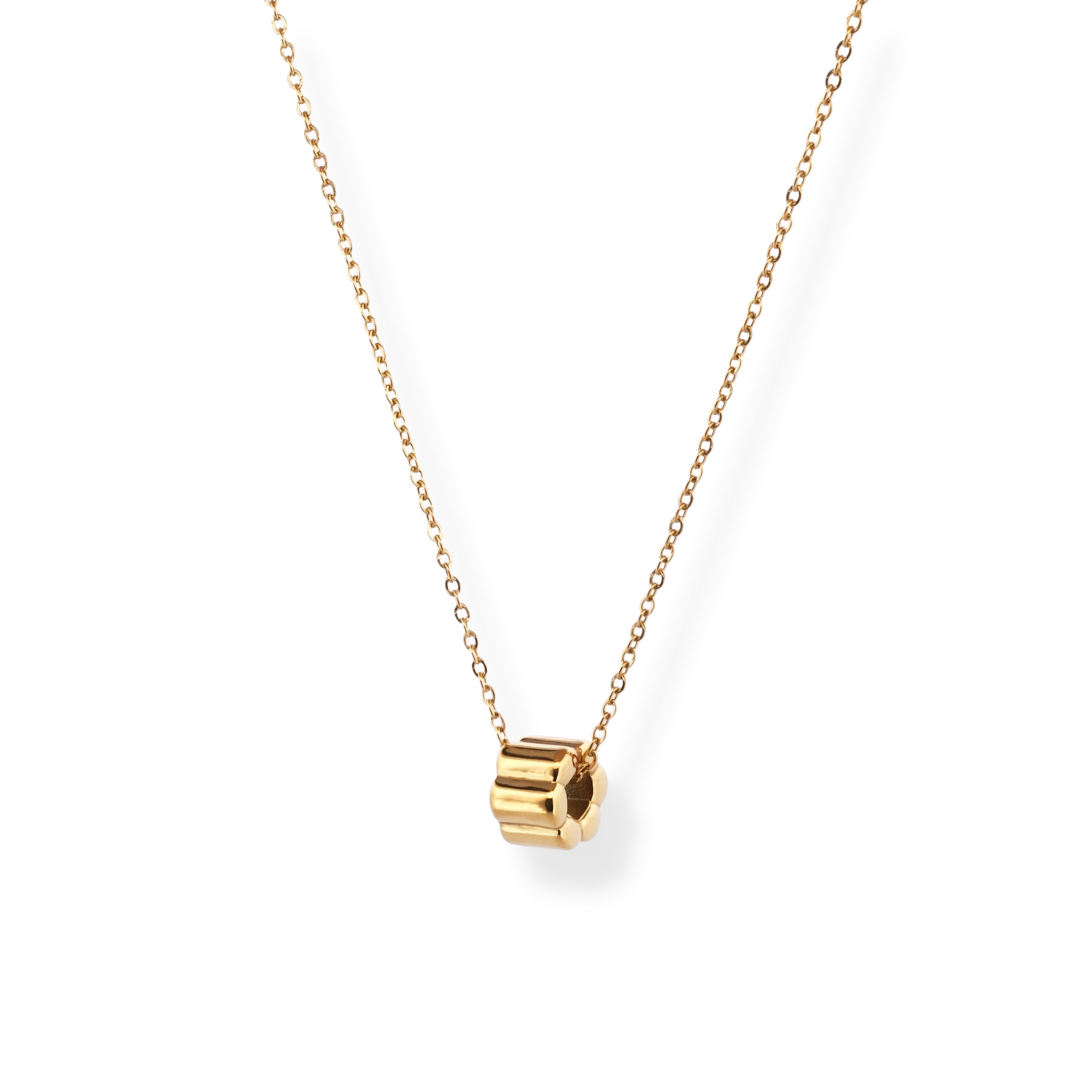 Essential M.M. Pendant (14K Gold Plated)