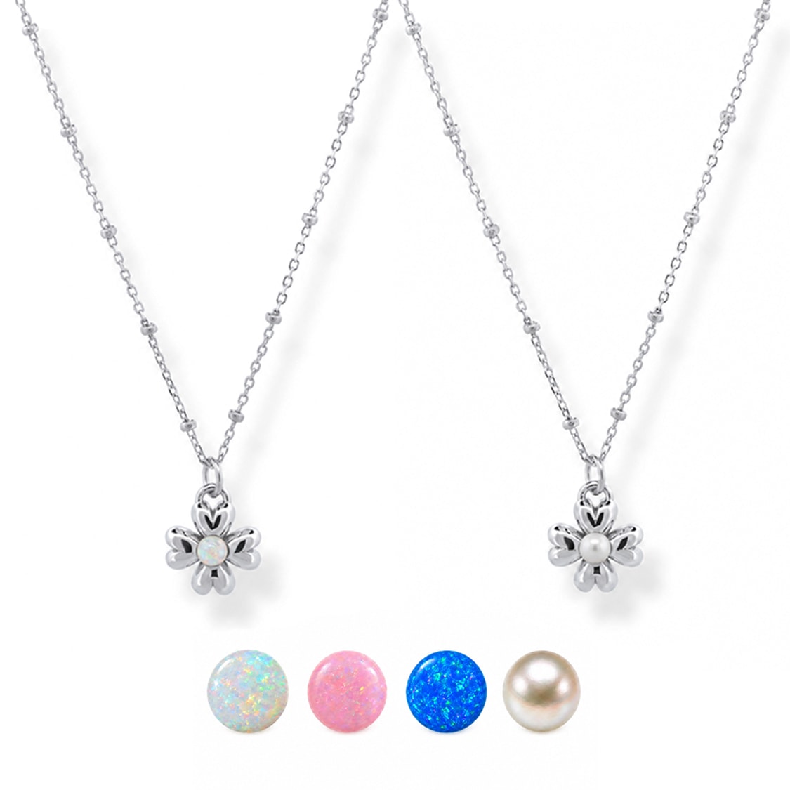 Heart clover pendant (Reversible)