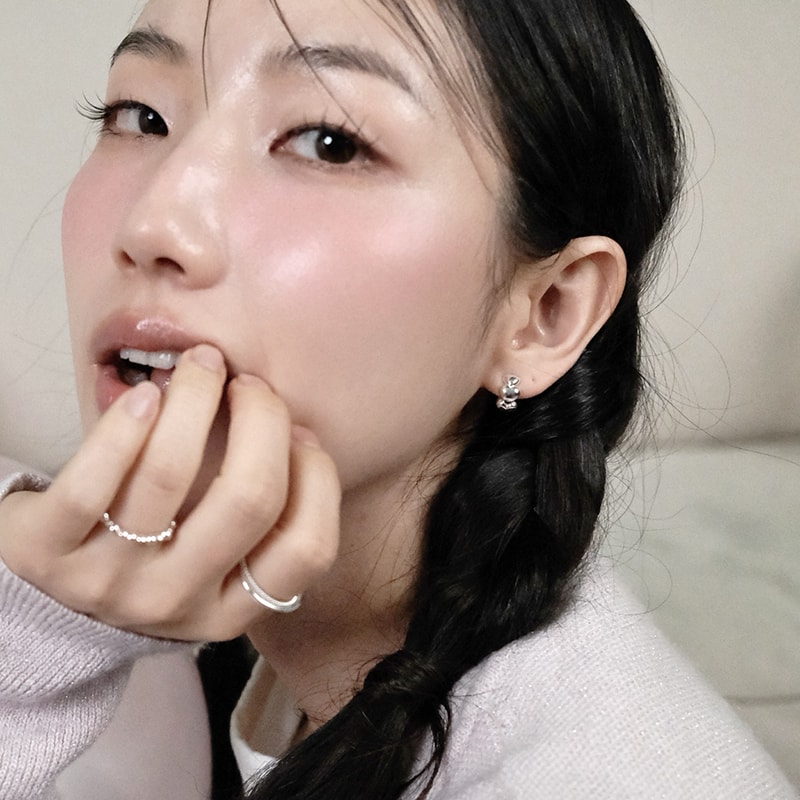 [Disney] Cinderella heart one touch earring
