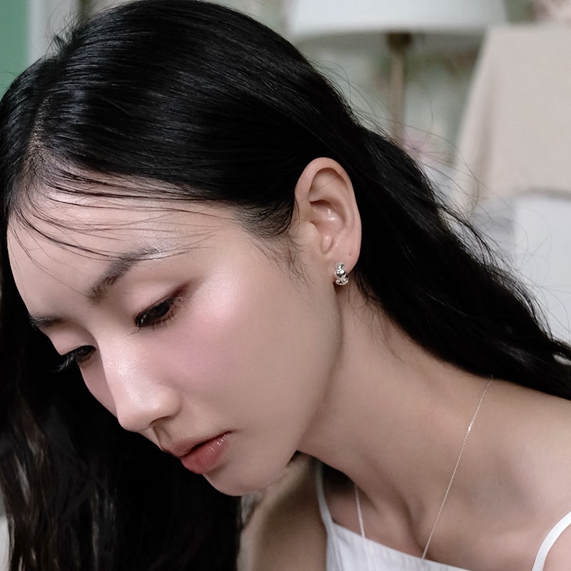 [Disney] Cinderella heart one touch earring