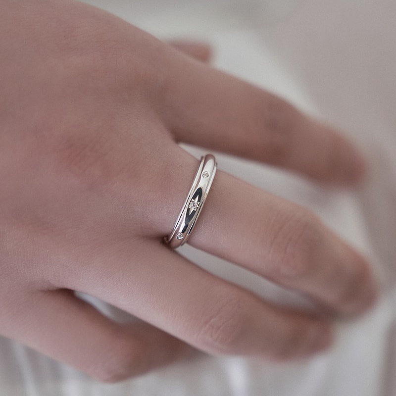 Celeste Noir Ring