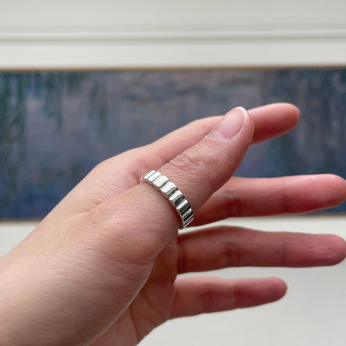 marshmallow narrow ring